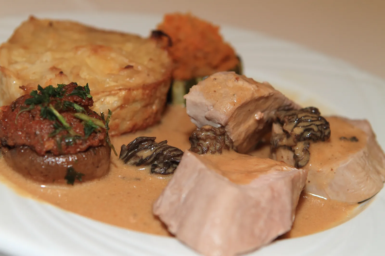 Filet mignon aux morilles