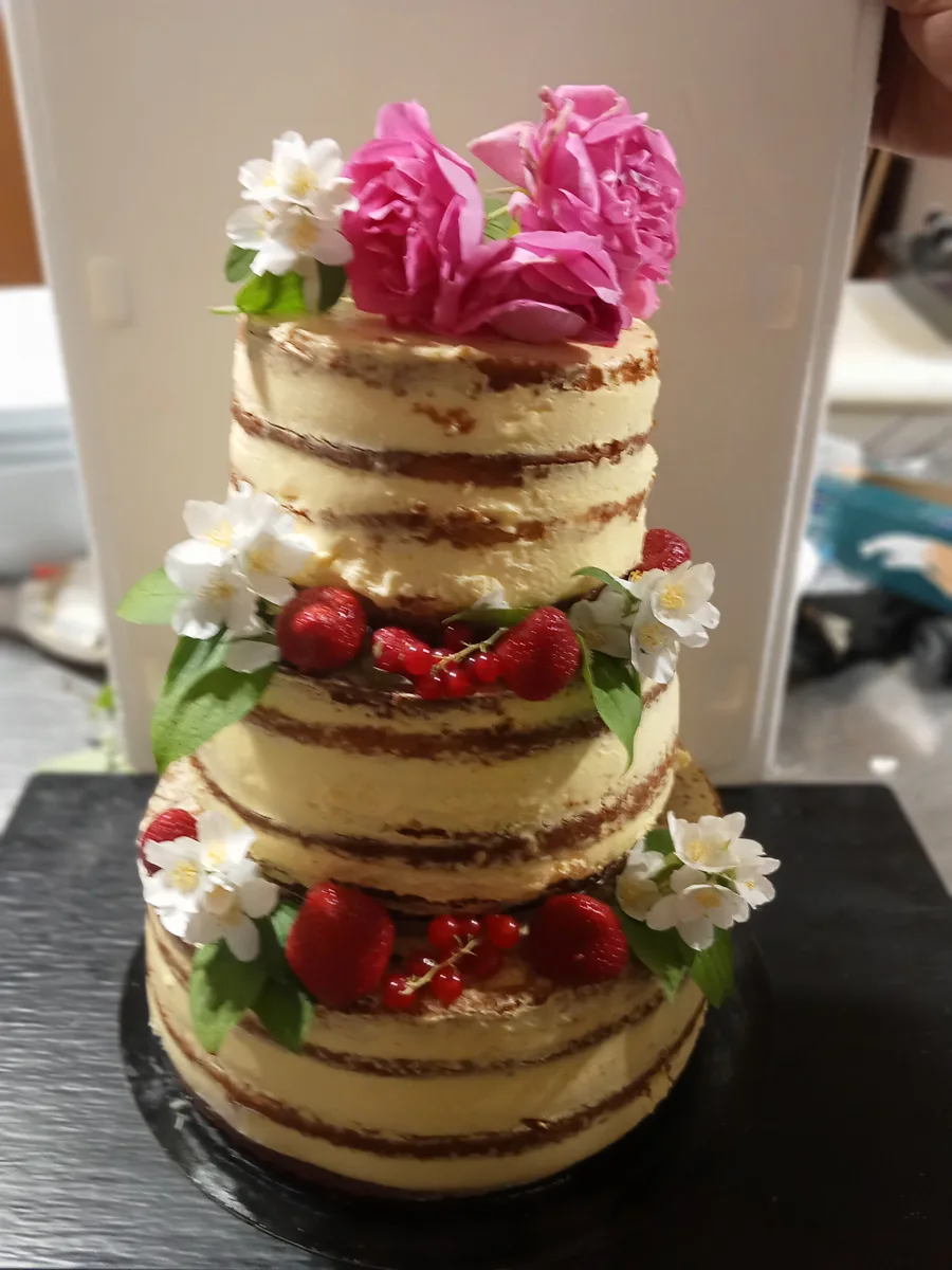 Naked cake mariage
