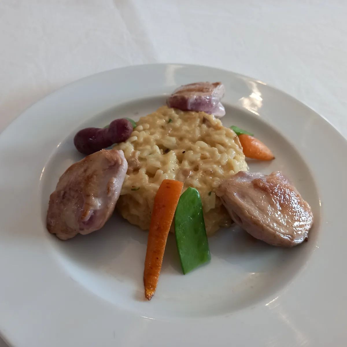 Risotto à la caille